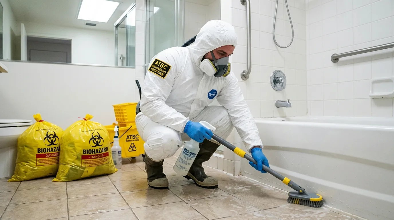 Decontamination equipment deployed for Blood Cleanup in Gilberts